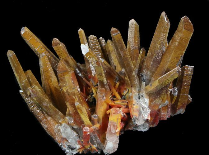 Quartz Crystals With Hematite - Jinlong Hill, China #35945